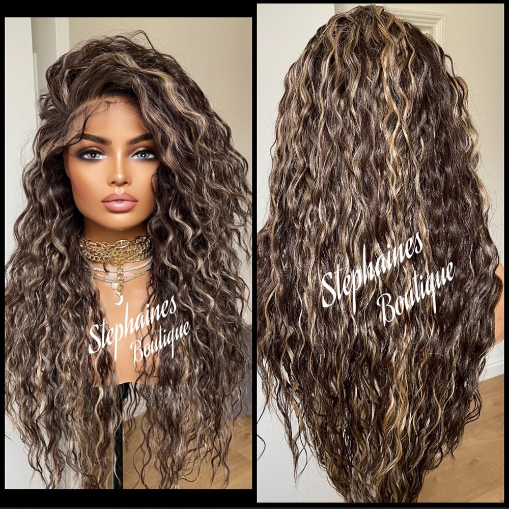 Human Hair Blended Lace Front Wig
